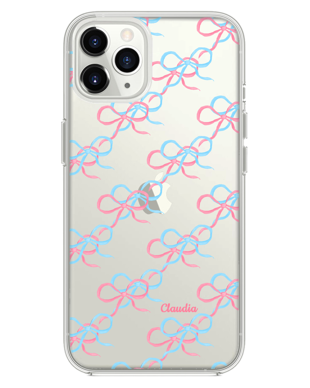 iPhone Rearguard Hybrid - Coquette Pink & Blue Bow