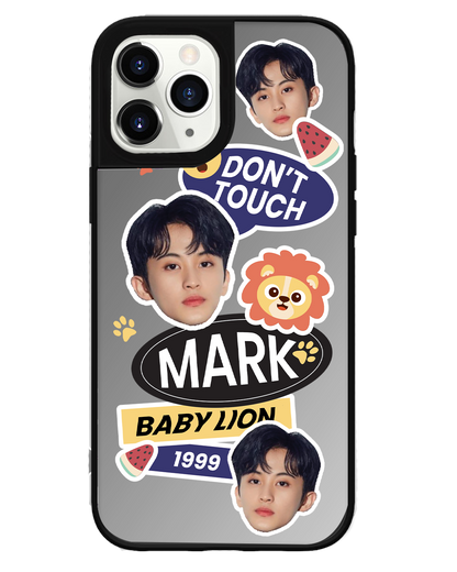 iPhone Mirror Grip -  Face Grid Baby Lion