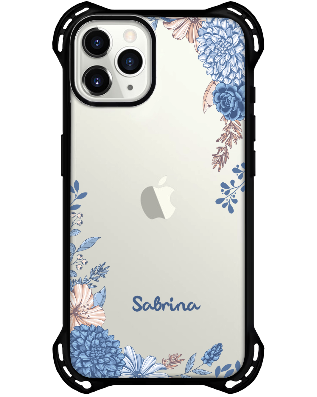 iPhone Rearguard Ultimate - Blue Florals