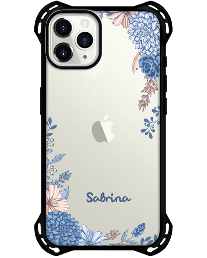 iPhone Rearguard Ultimate - Blue Florals