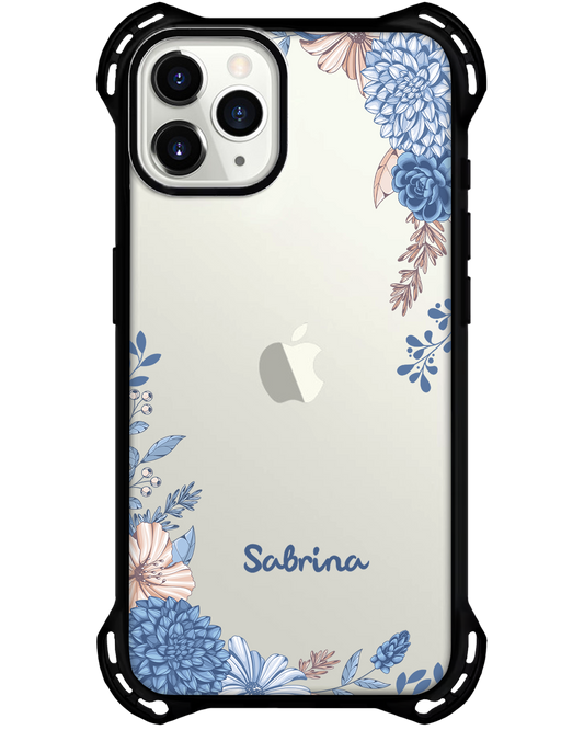 iPhone Rearguard Ultimate - Blue Florals