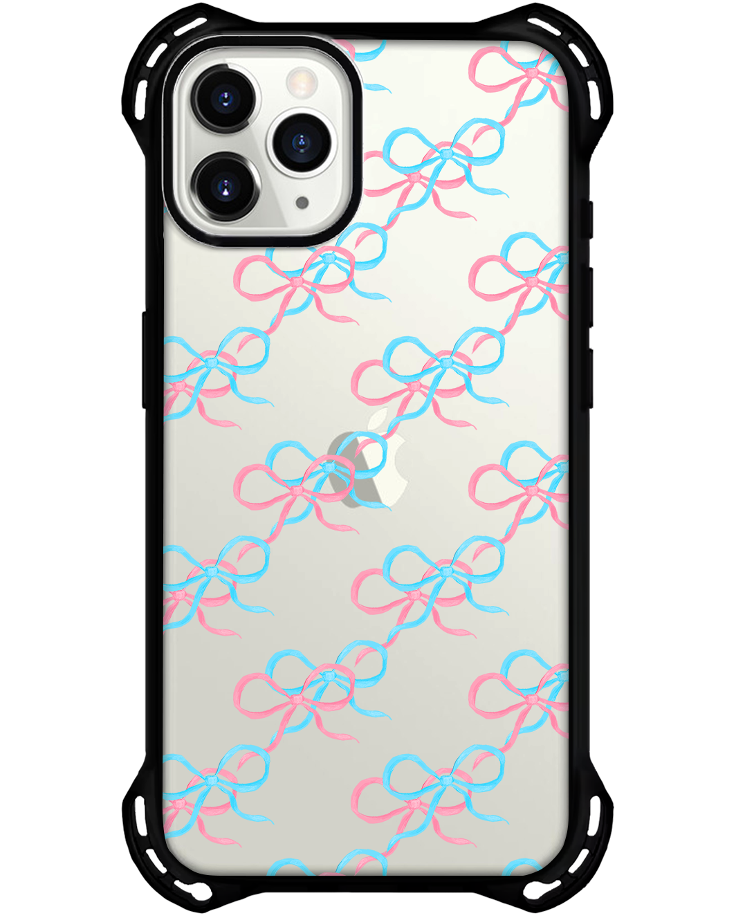 iPhone Rearguard Ultimate - Coquette Pink & Blue Bow