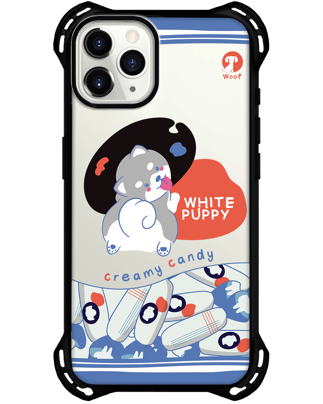 iPhone Rearguard Ultimate - White Puppy