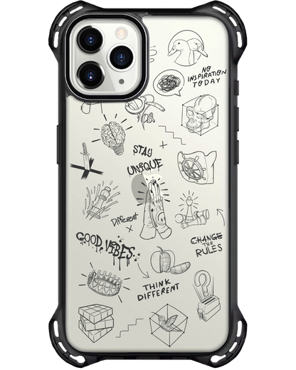 iPhone Rearguard Ultimate - Stay Unique Black