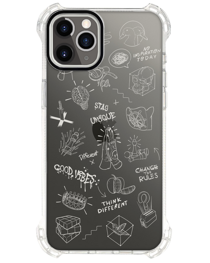 iPhone Rearguard Ultimate - Stay Unique White