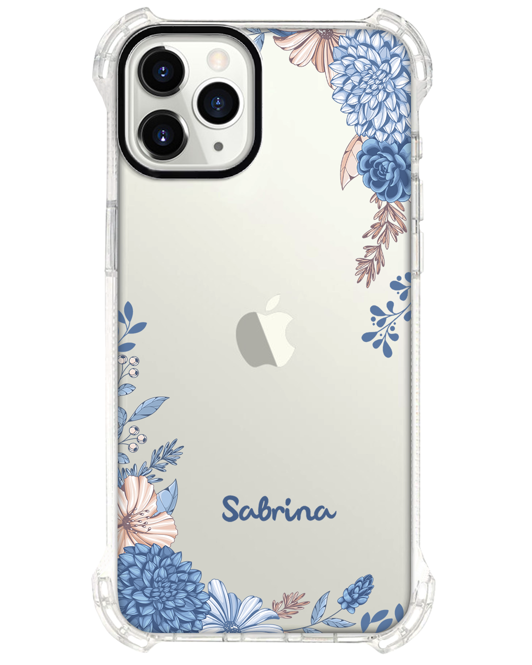 iPhone Rearguard Ultimate - Blue Florals