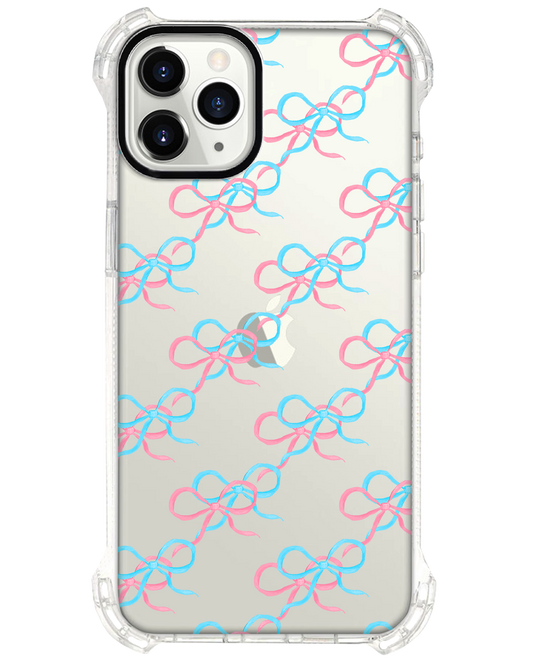 iPhone Rearguard Ultimate - Coquette Pink & Blue Bow