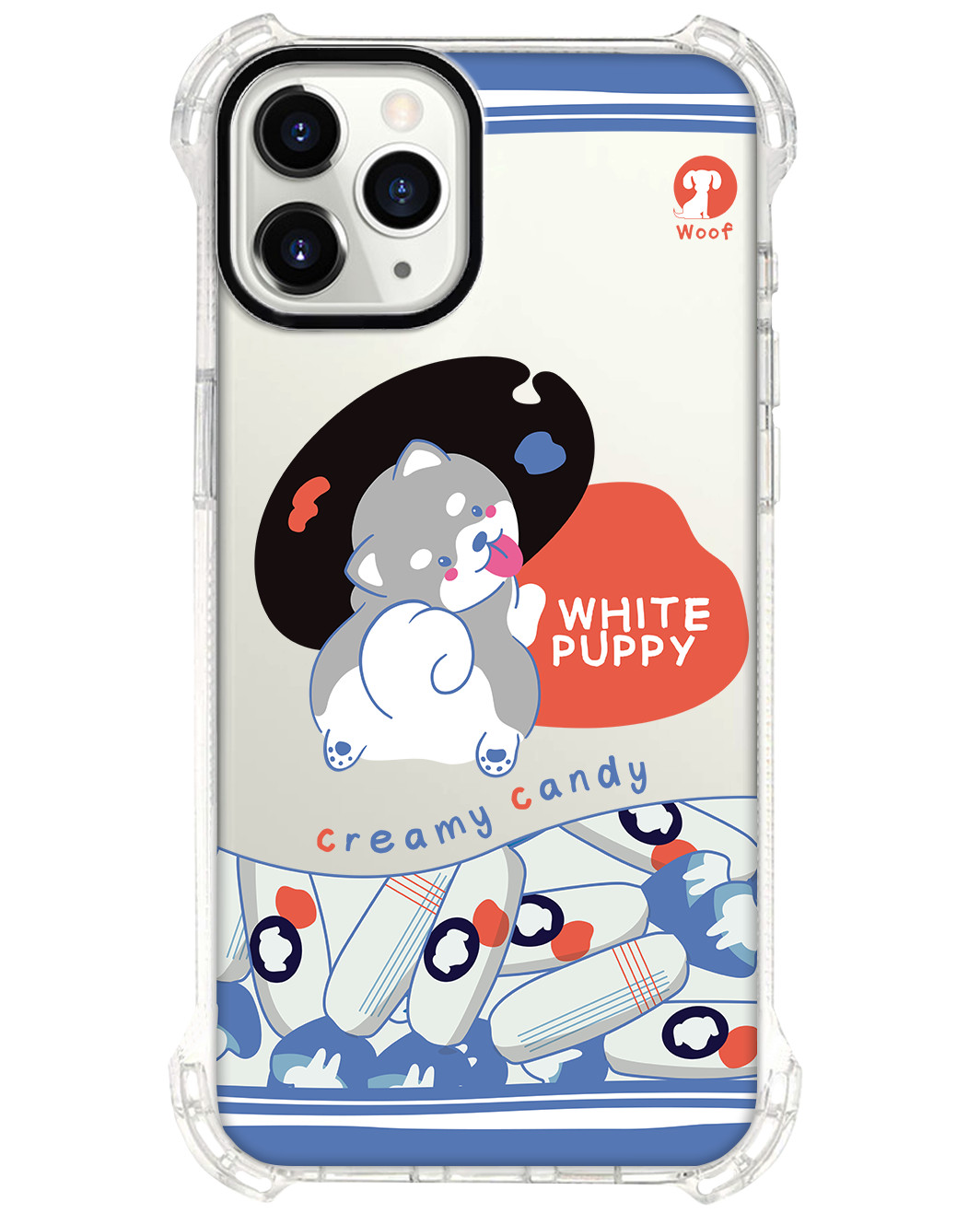 iPhone Rearguard Ultimate - White Puppy