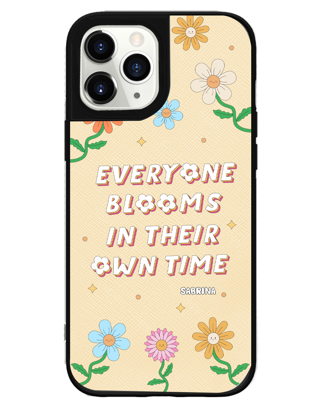 iPhone Leather Grip Case - Blooms