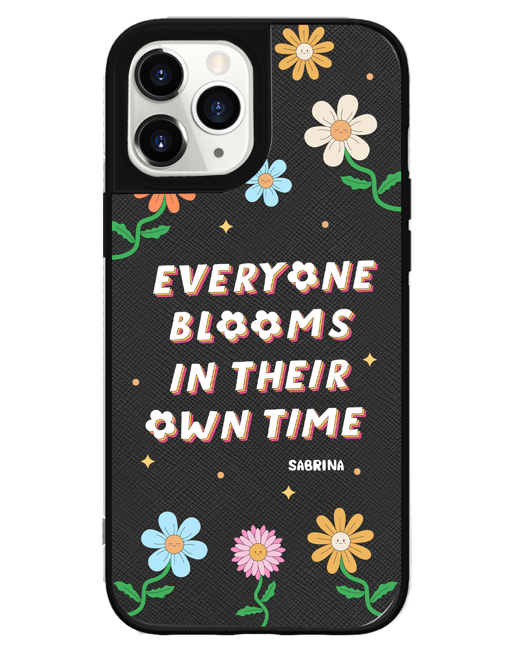 iPhone Leather Grip Case - Blooms