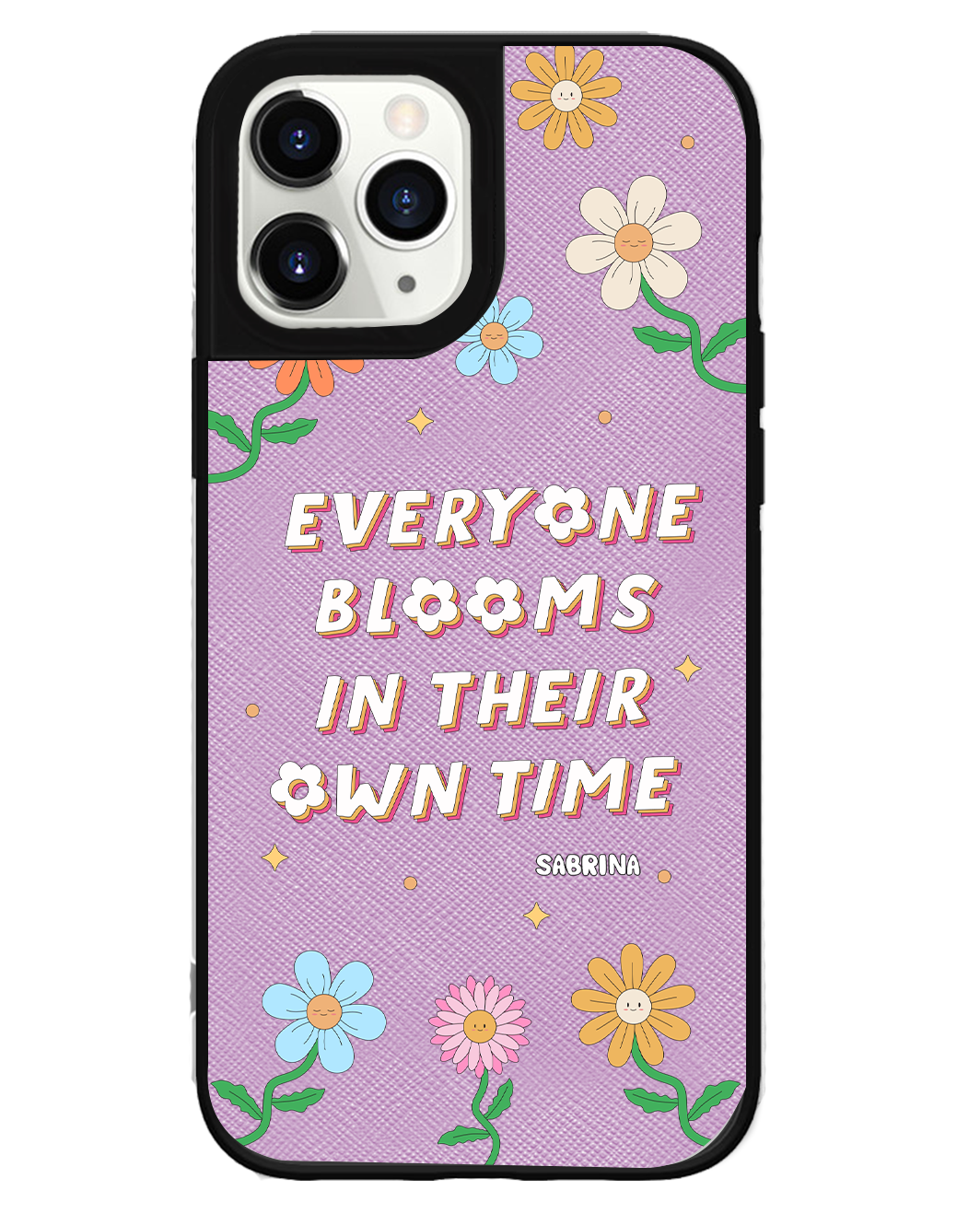 iPhone Leather Grip Case - Blooms