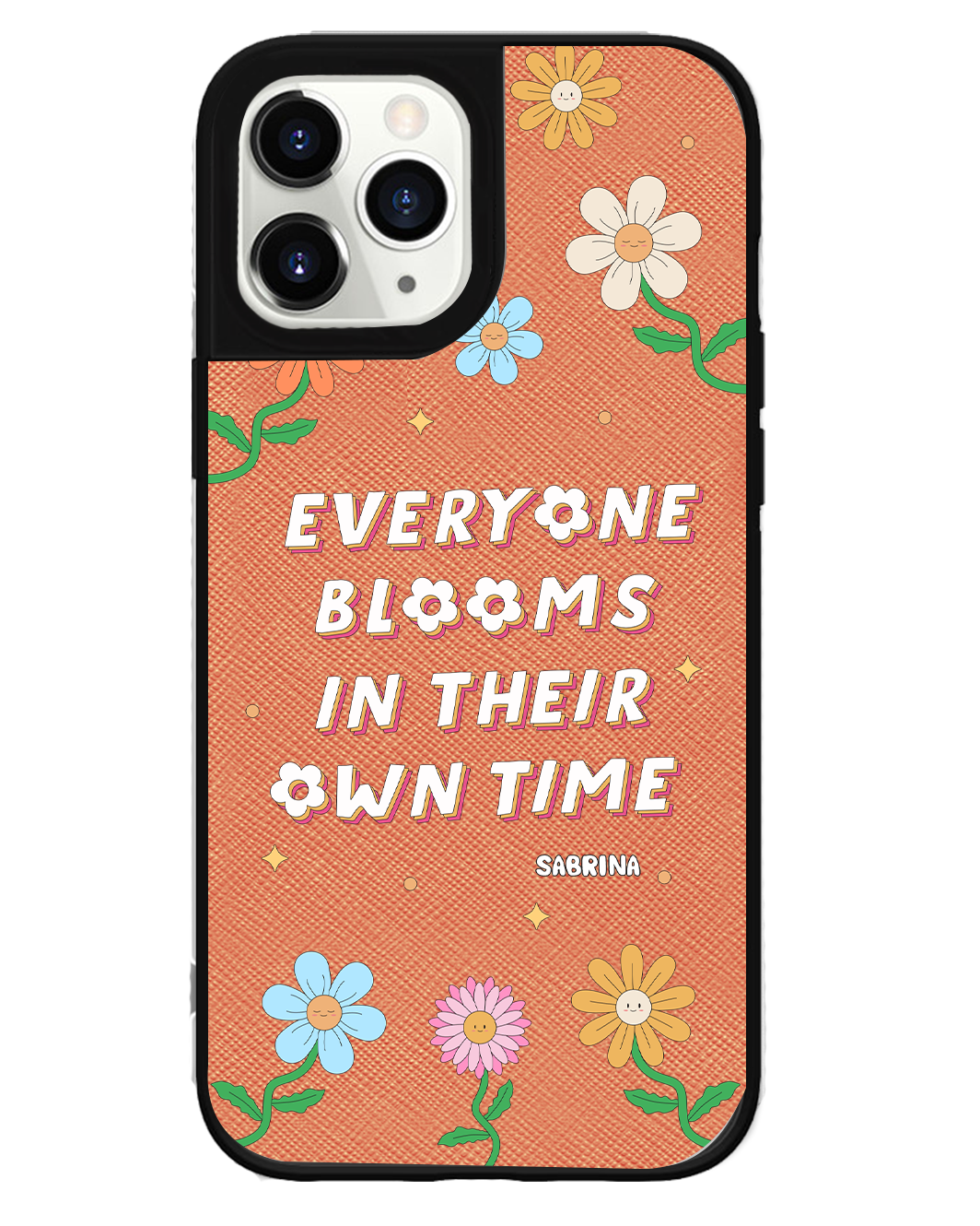 iPhone Leather Grip Case - Blooms