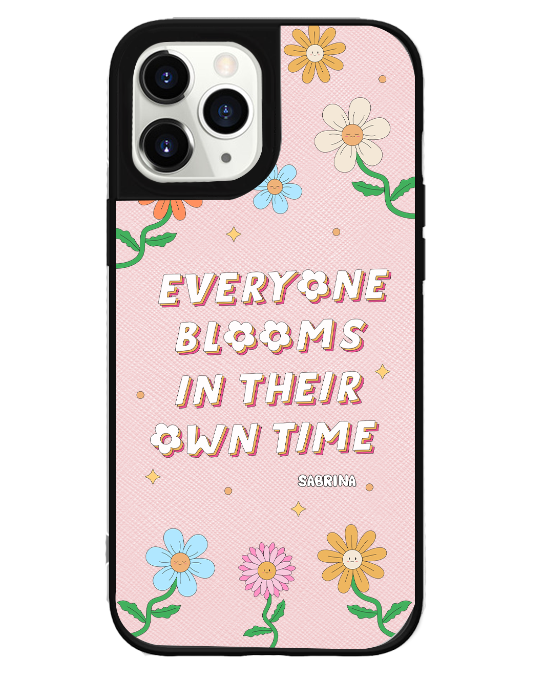 iPhone Leather Grip Case - Blooms