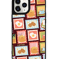 iPhone Leather Grip Case - Breakfast Stamps