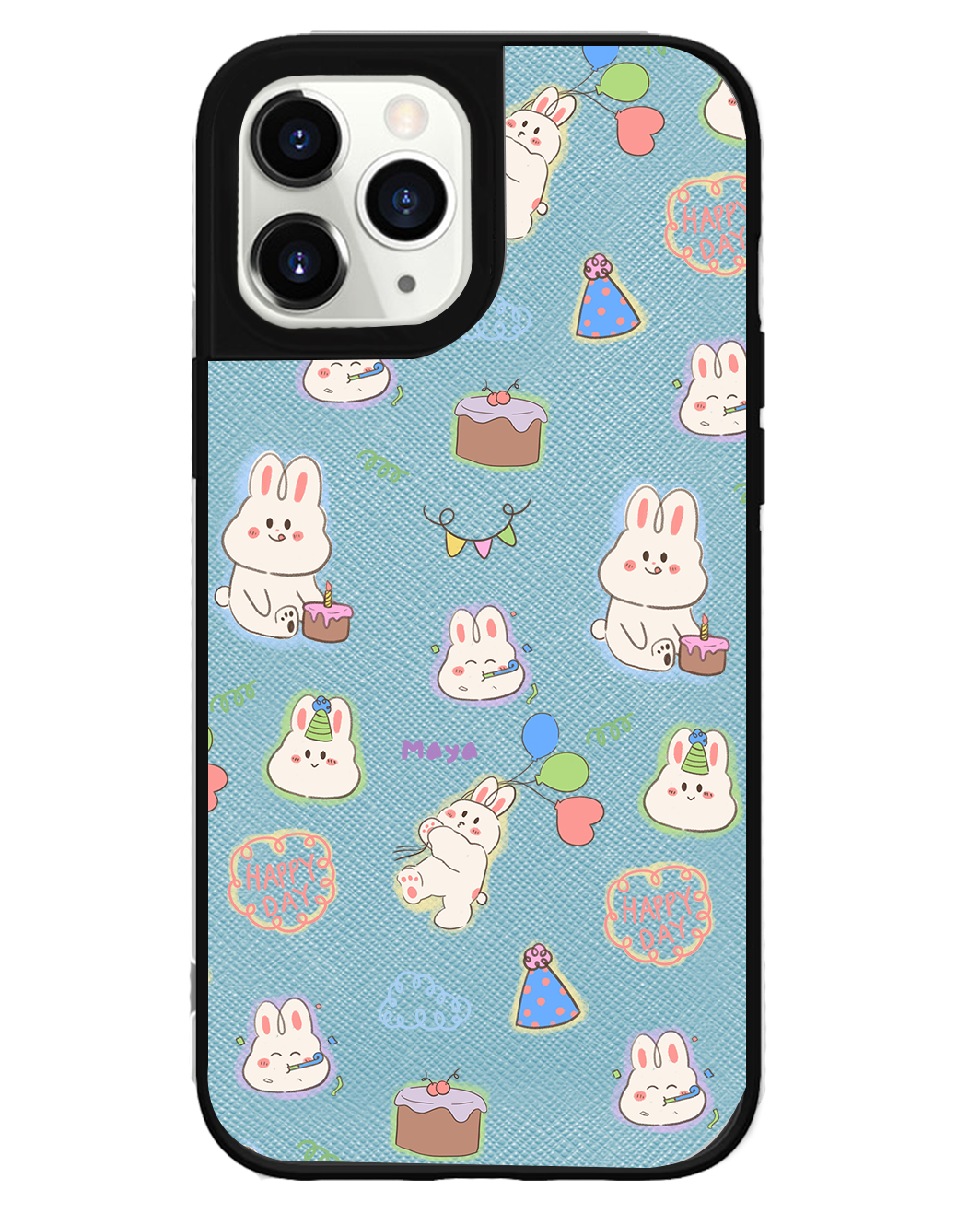 iPhone Leather Grip Case - Fun Party