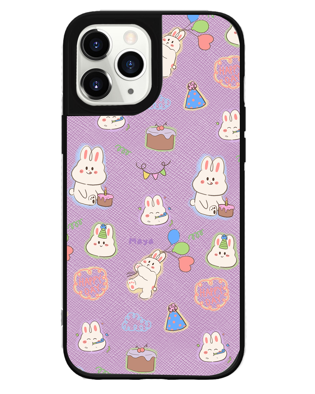 iPhone Leather Grip Case - Fun Party