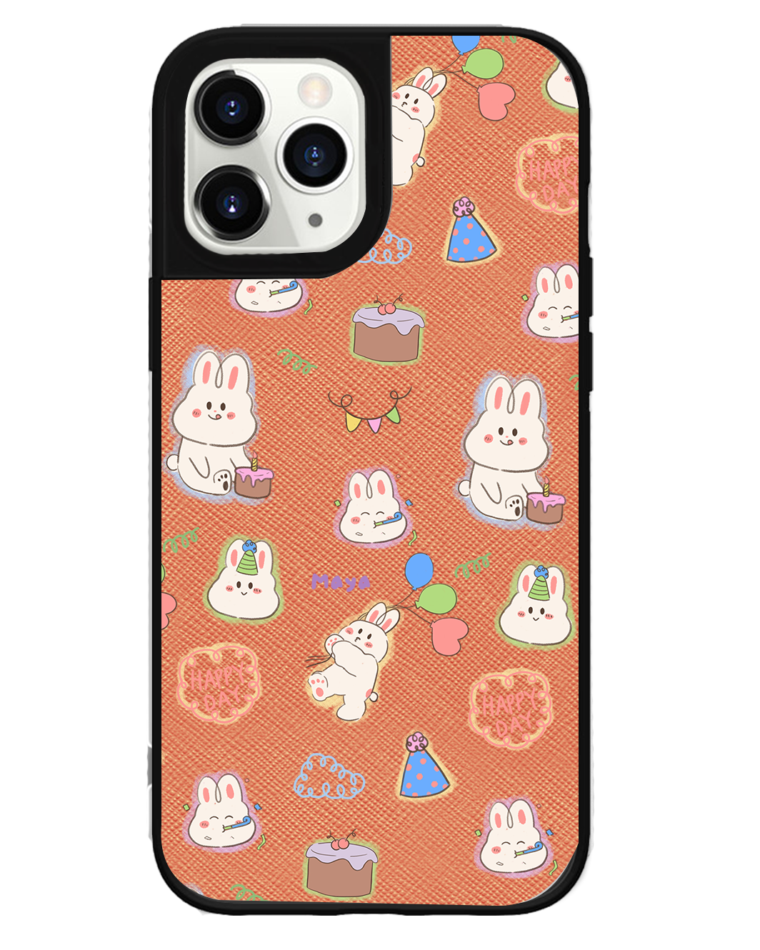 iPhone Leather Grip Case - Fun Party