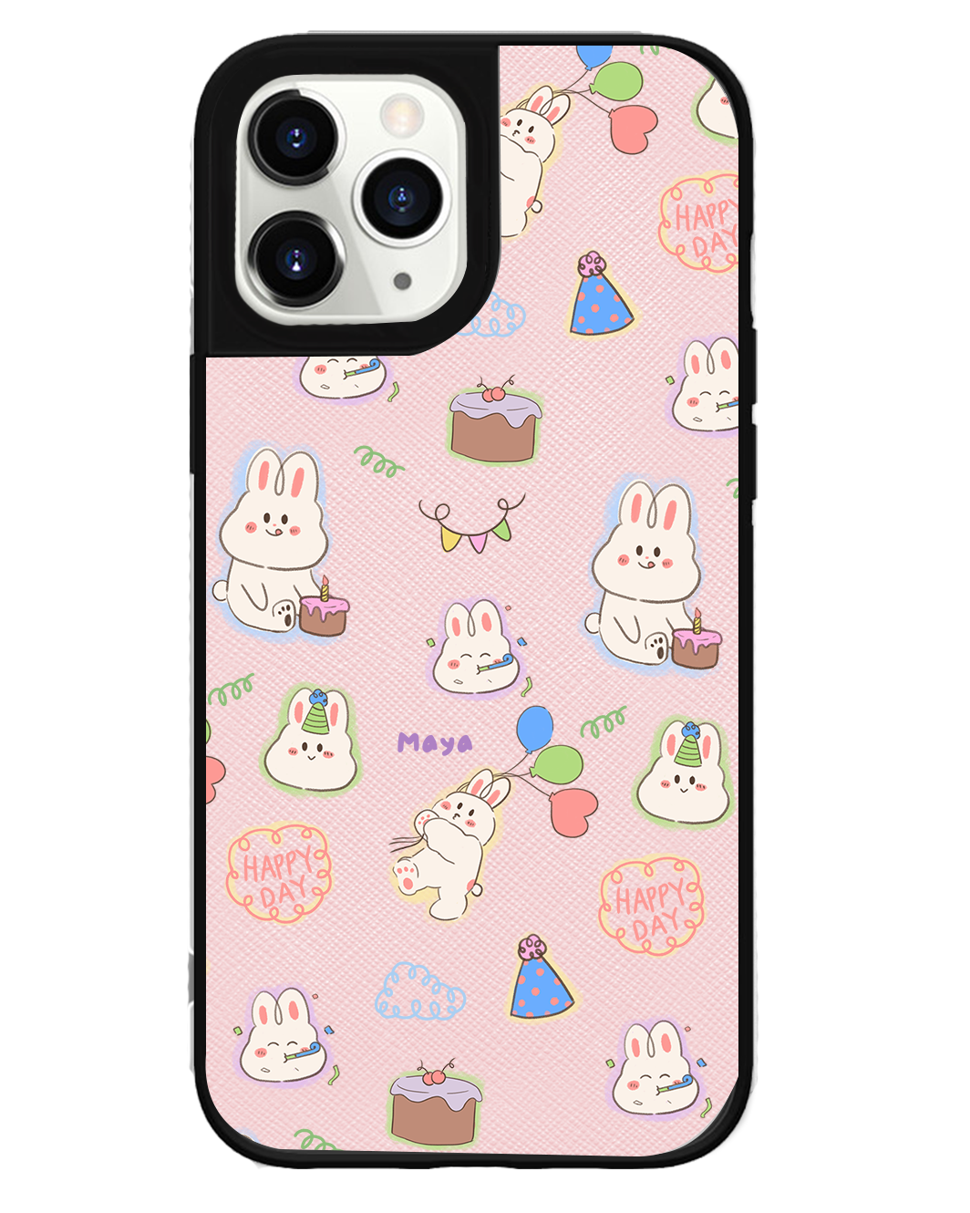 iPhone Leather Grip Case - Fun Party