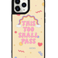 iPhone Leather Grip Case - This Too Shall Pass