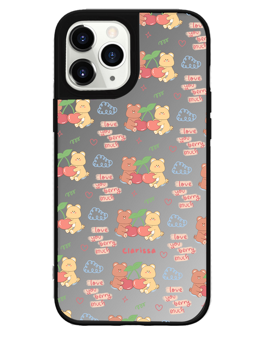 iPhone Mirror Grip Case - Cherry Bear