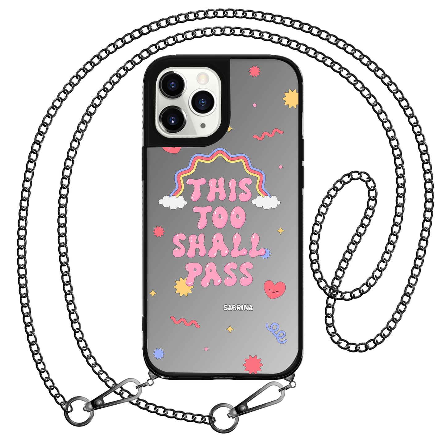 iPhone Mirror Grip Case - This Too Shall Pass