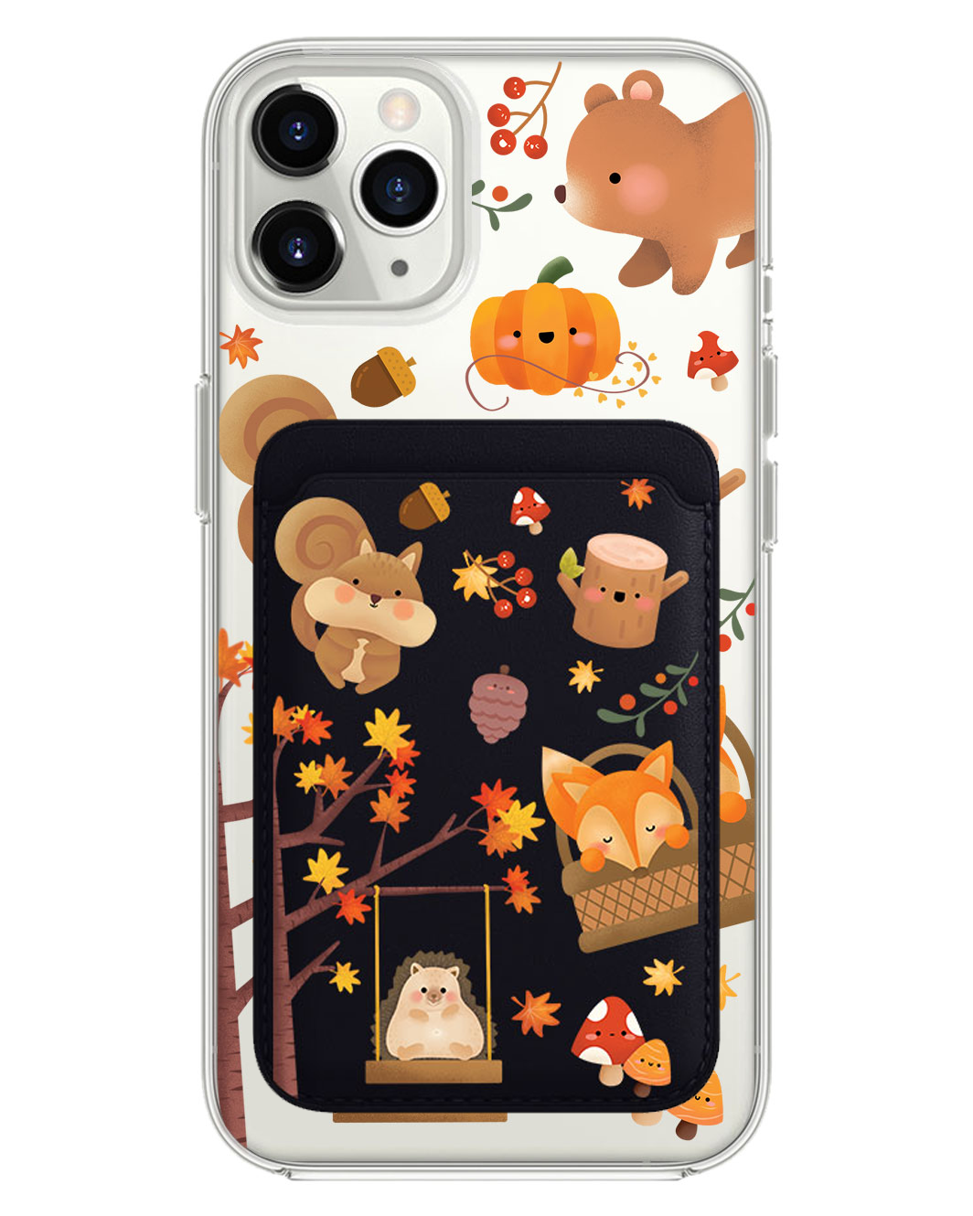 iPhone Magnetic Wallet Case - Autumn