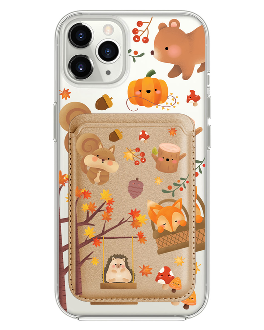 iPhone Magnetic Wallet Case - Autumn