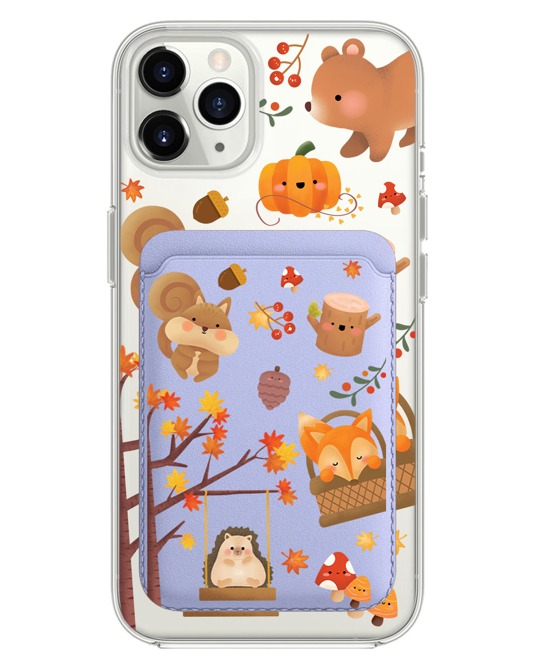 iPhone Magnetic Wallet Case - Autumn