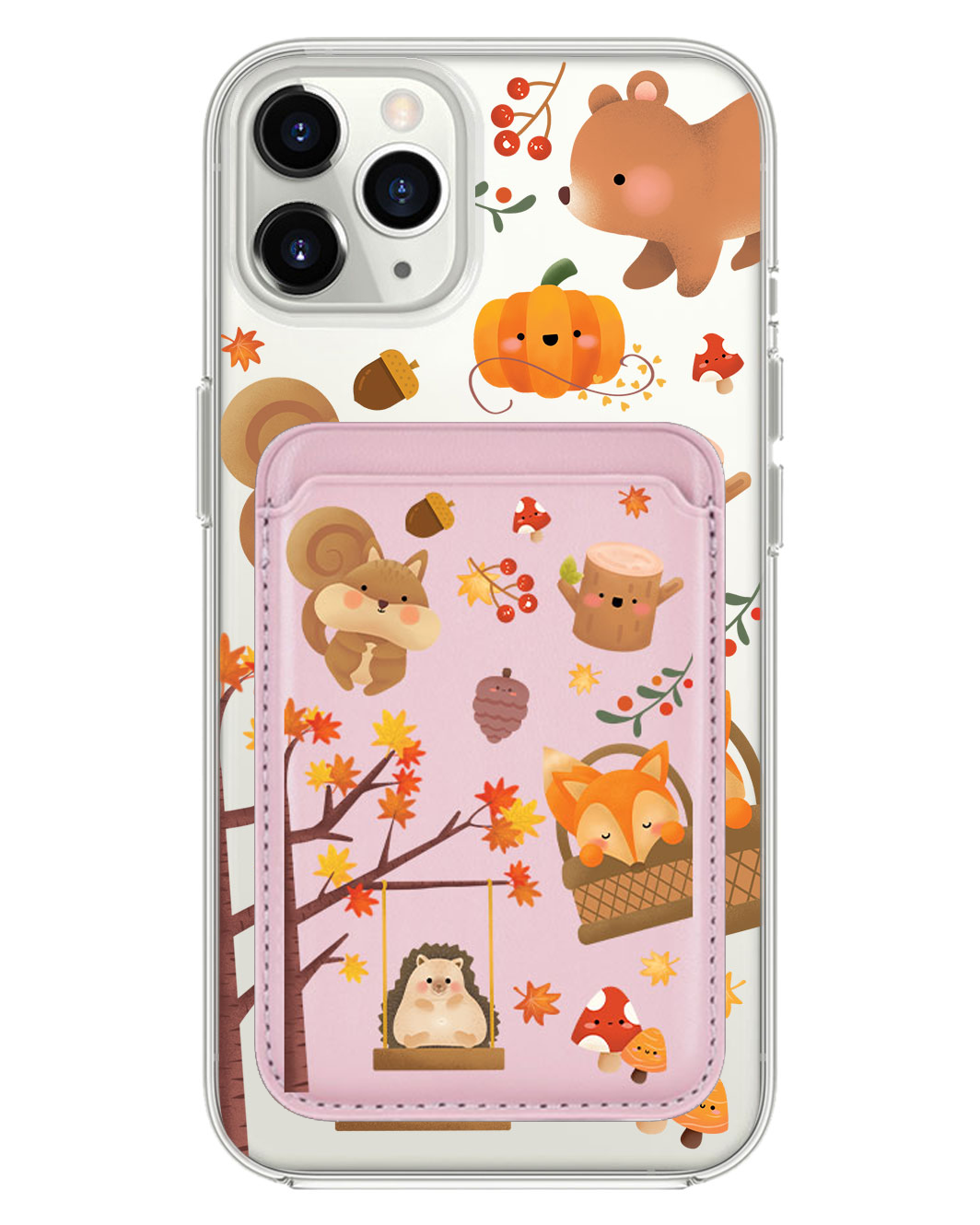 iPhone Magnetic Wallet Case - Autumn