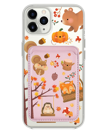 iPhone Magnetic Wallet Case - Autumn