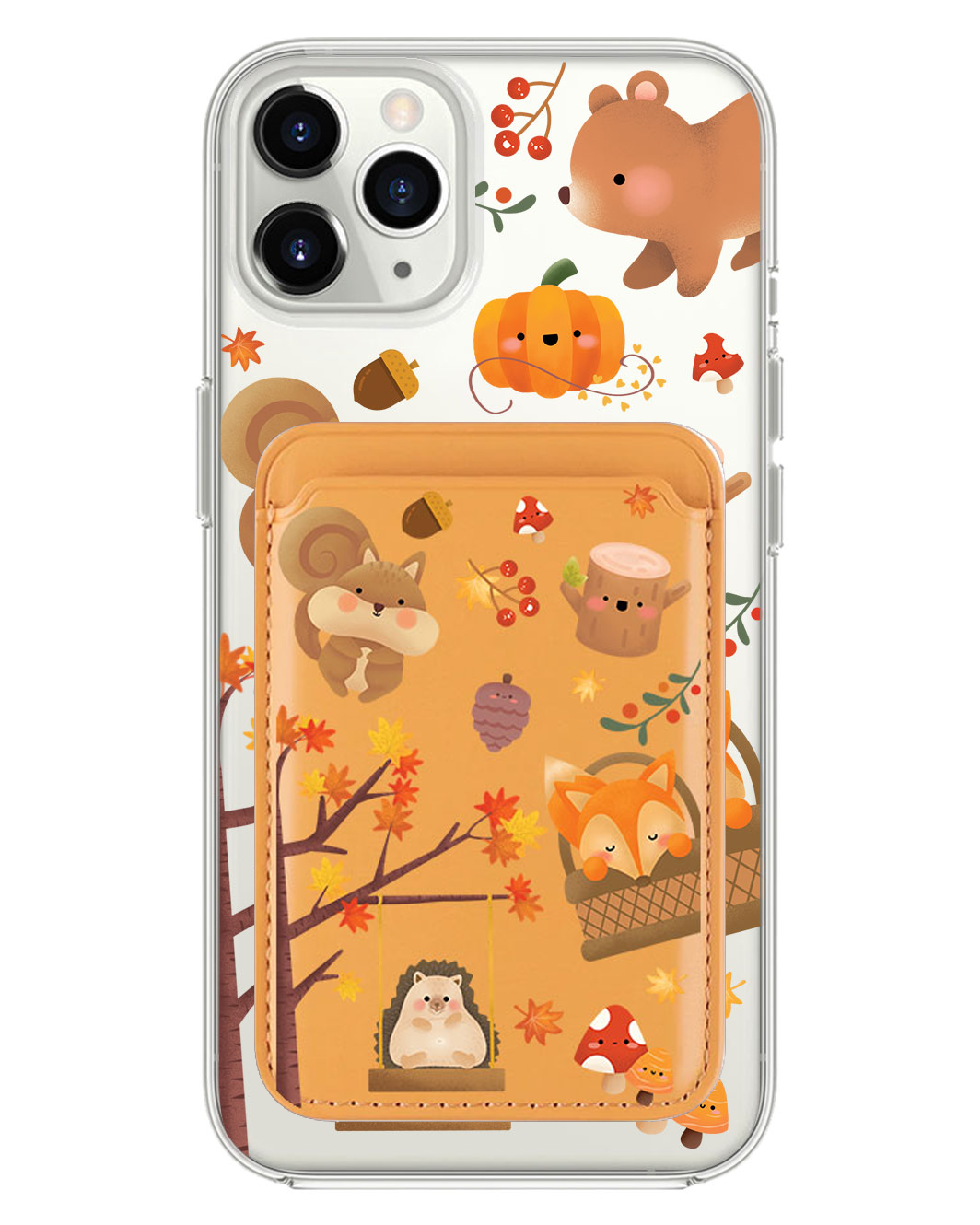 iPhone Magnetic Wallet Case - Autumn