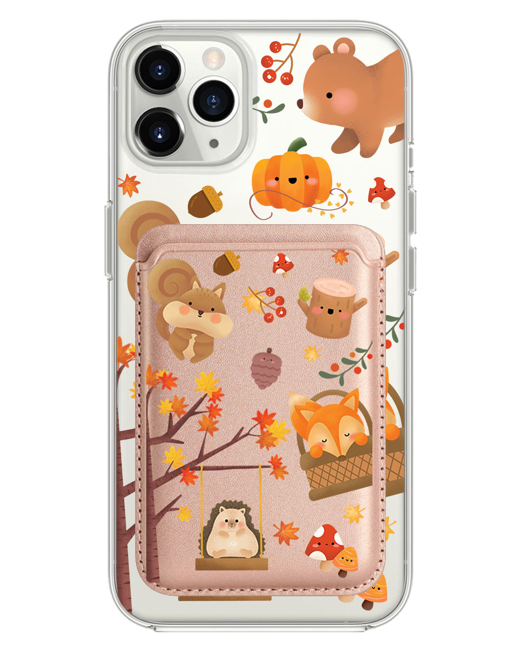 iPhone Magnetic Wallet Case - Autumn