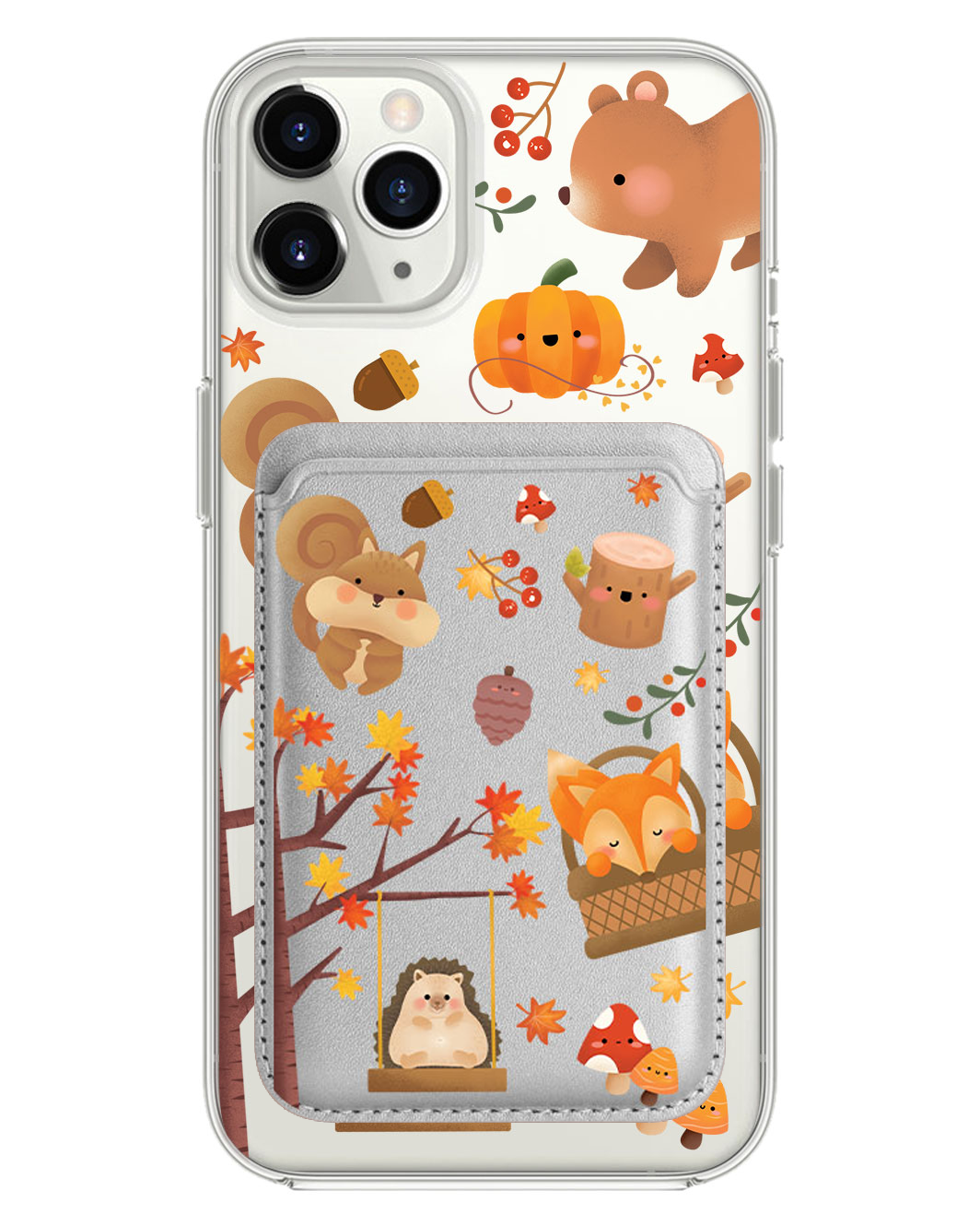 iPhone Magnetic Wallet Case - Autumn