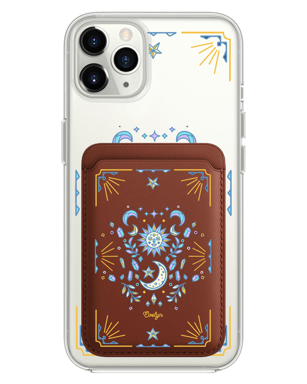 iPhone Magnetic Wallet Case - Cosmic Dream