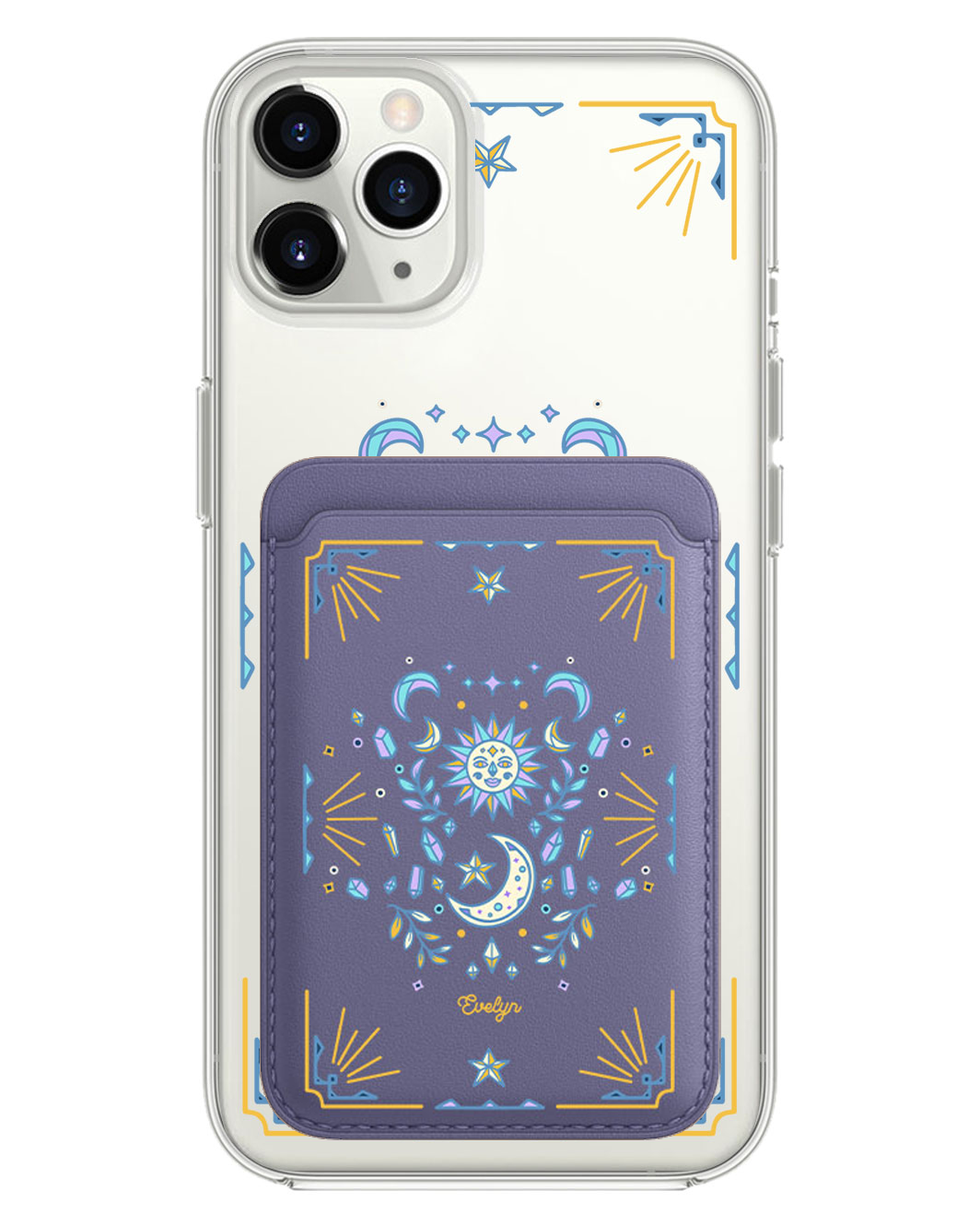 iPhone Magnetic Wallet Case - Cosmic Dream