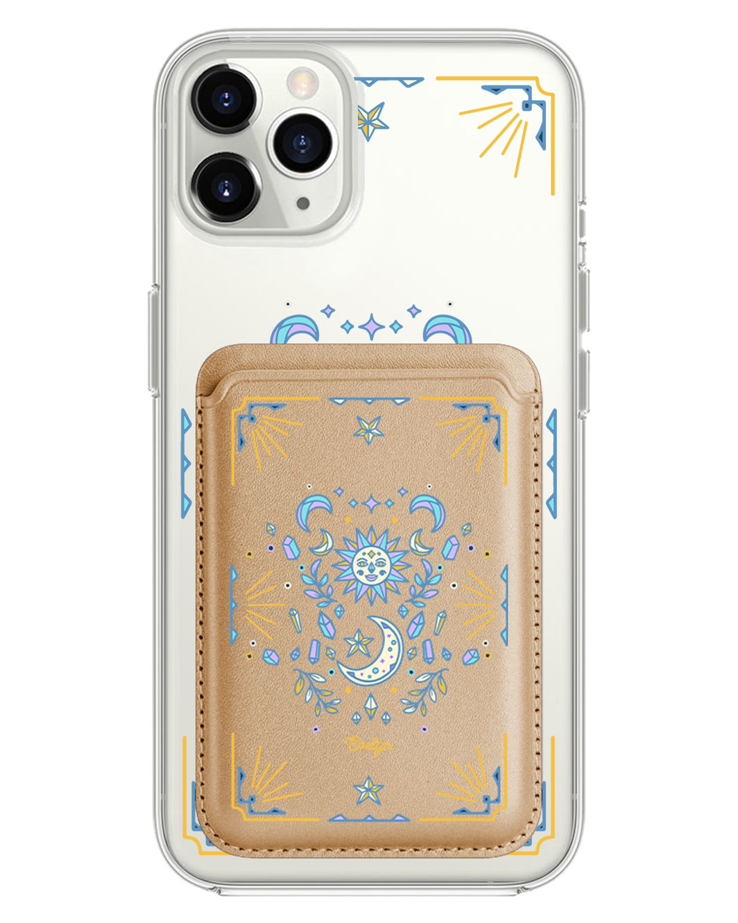 iPhone Magnetic Wallet Case - Cosmic Dream