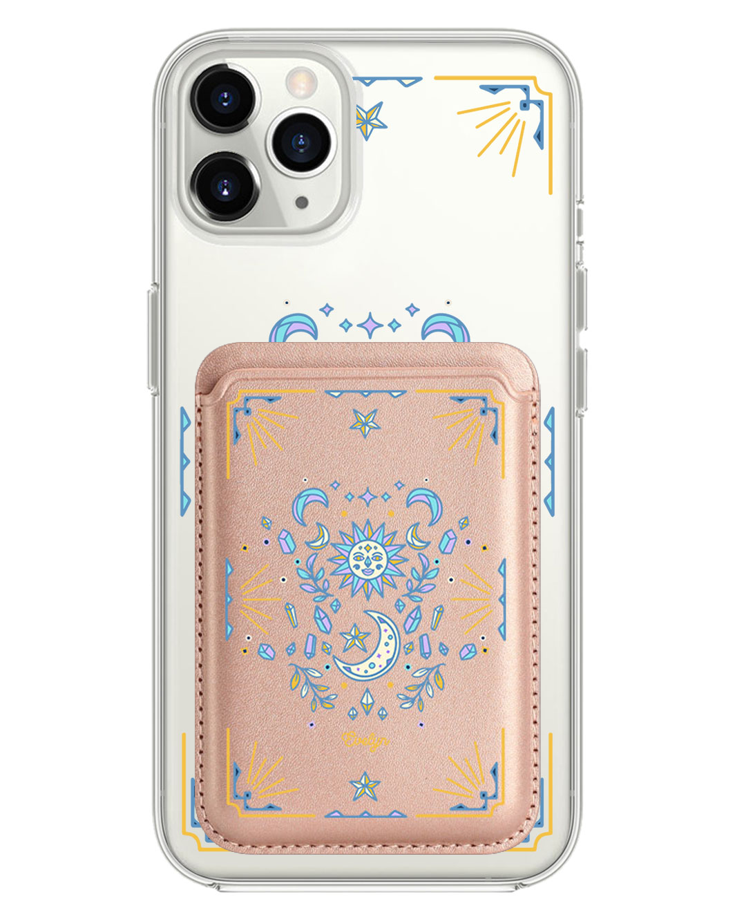 iPhone Magnetic Wallet Case - Cosmic Dream