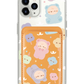 iPhone Magnetic Wallet Case - Cotton Teddy