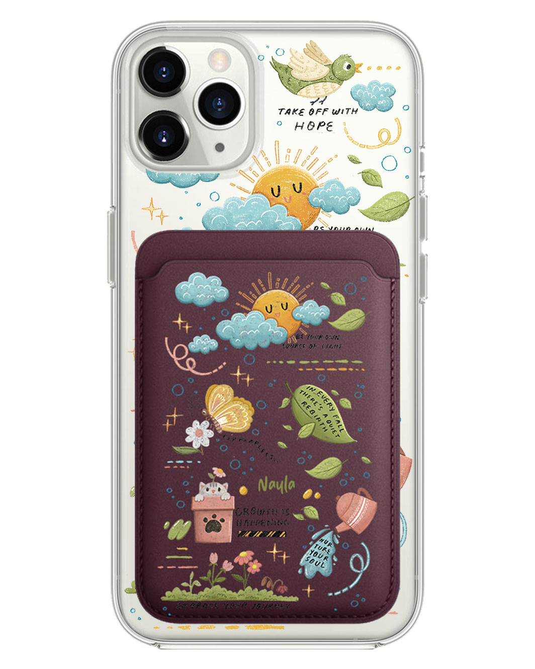 iPhone Magnetic Wallet Case -  Growth