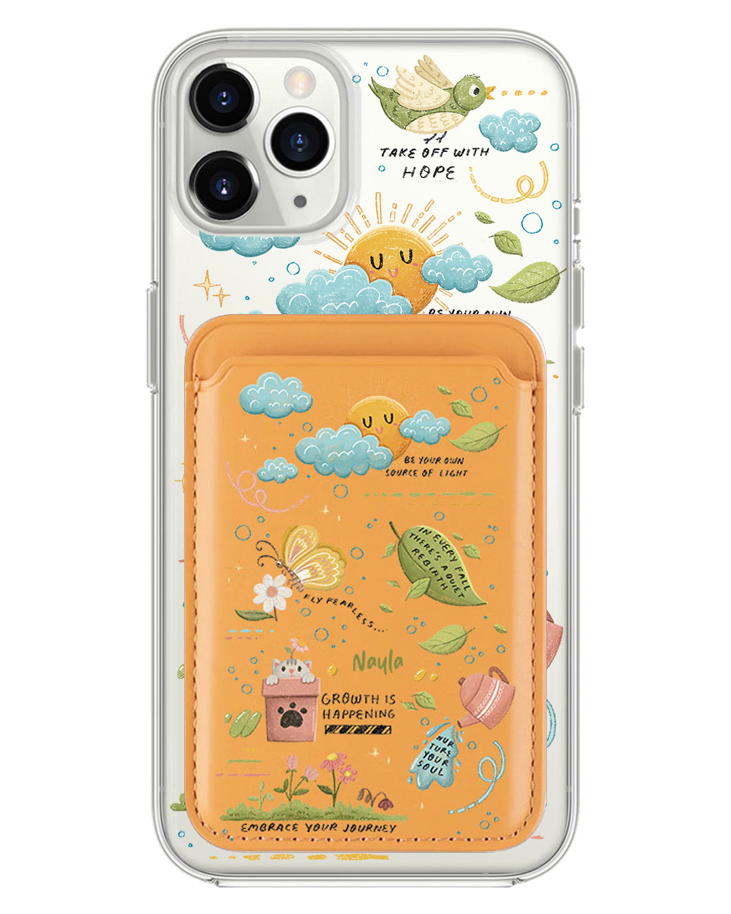 iPhone Magnetic Wallet Case -  Growth