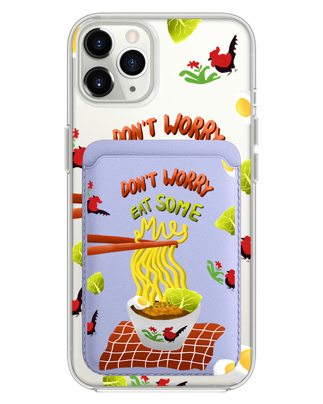 iPhone Magnetic Wallet Case - Go Eat Some Mie