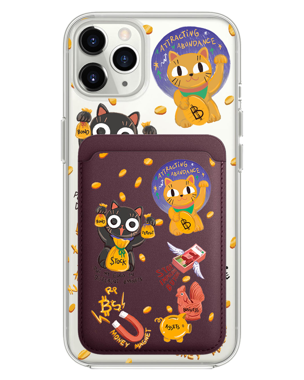 iPhone Magnetic Wallet Case - I Am... Money Magnet!!!