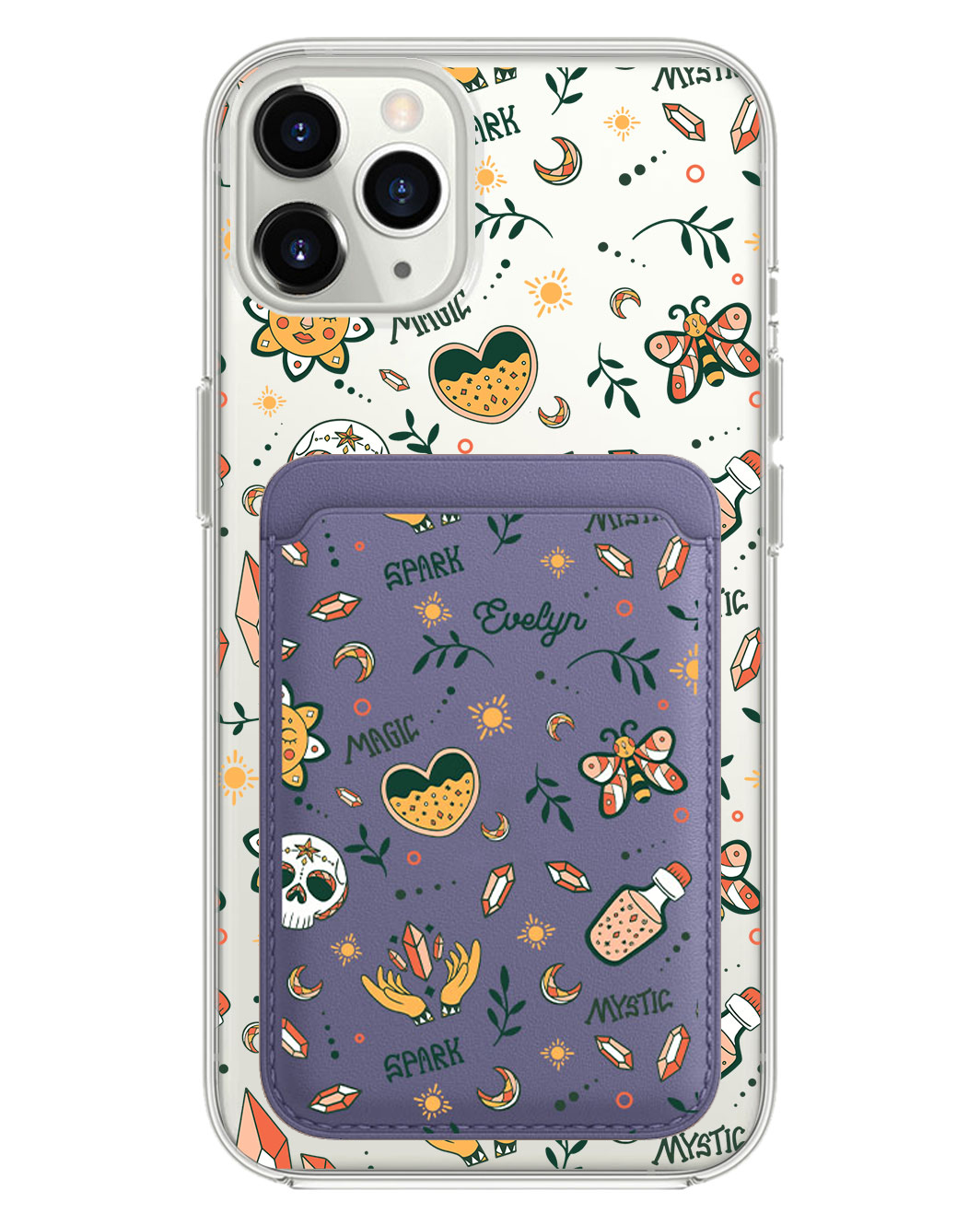 iPhone Magnetic Wallet Case - Mystic