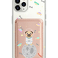 iPhone Magnetic Wallet Case - Pugstronauts