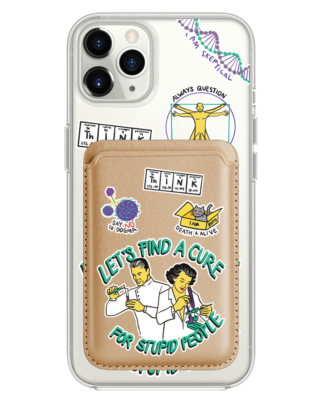 iPhone Magnetic Wallet Case - Science 2.0