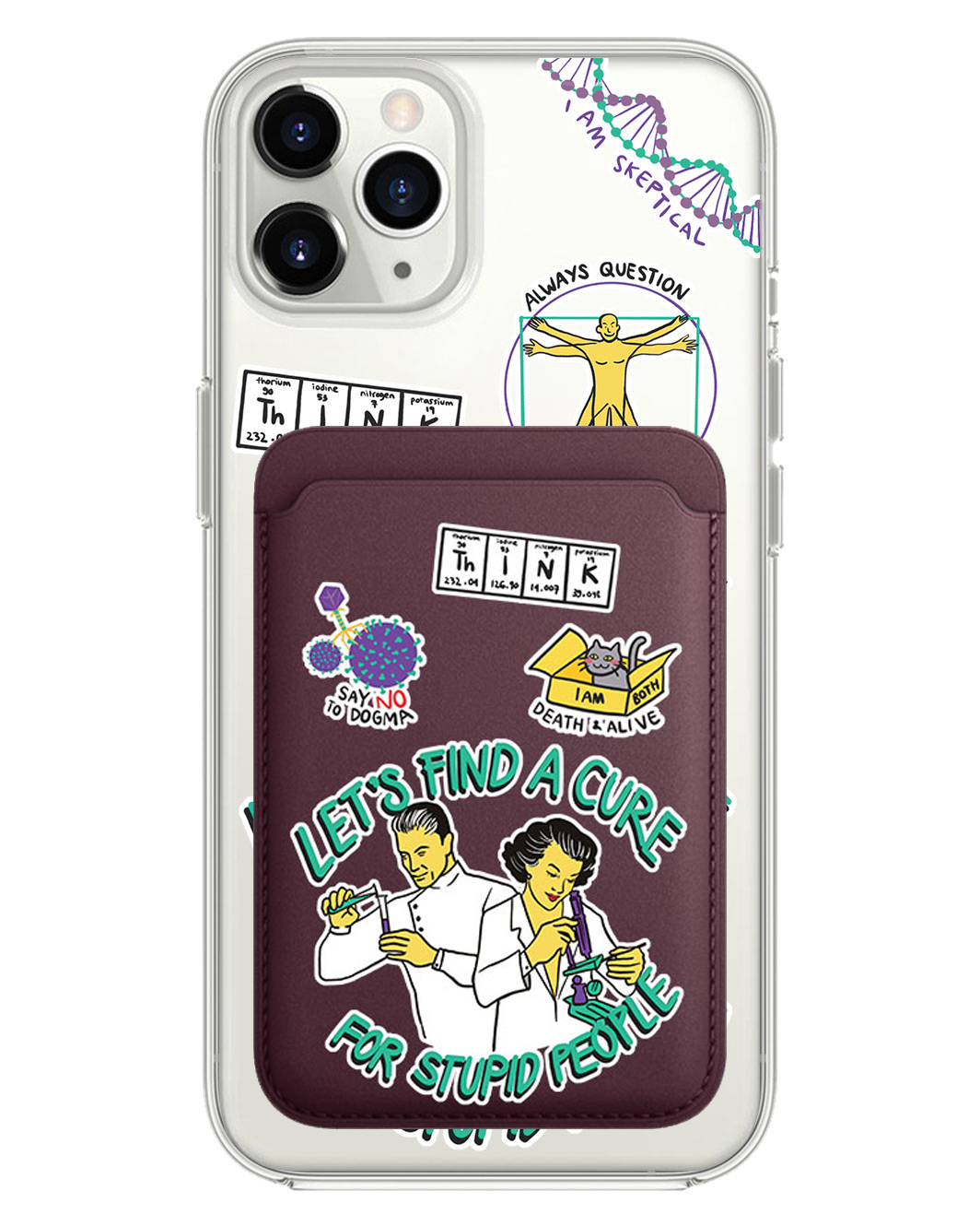iPhone Magnetic Wallet Case - Science 2.0
