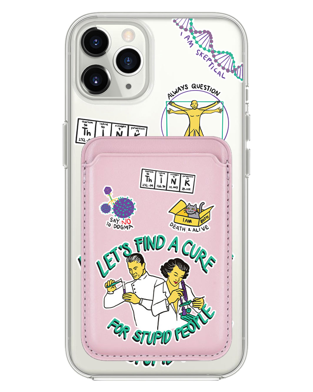 iPhone Magnetic Wallet Case - Science 2.0