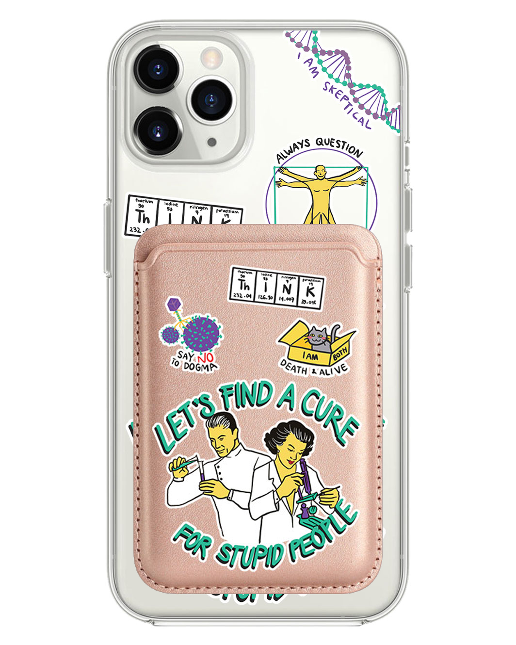 iPhone Magnetic Wallet Case - Science 2.0