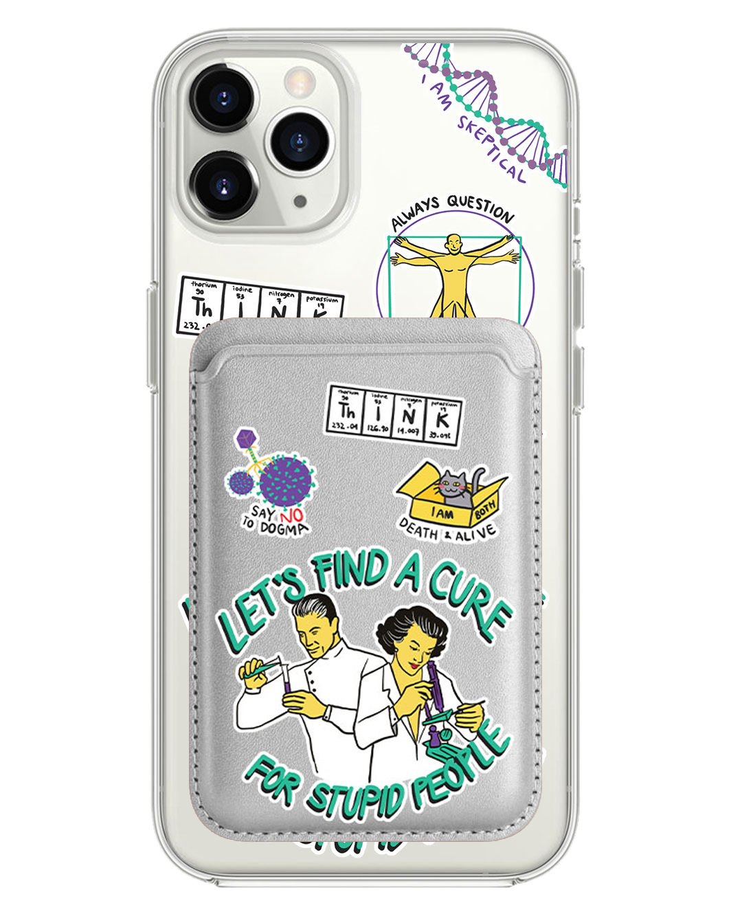 iPhone Magnetic Wallet Case - Science 2.0