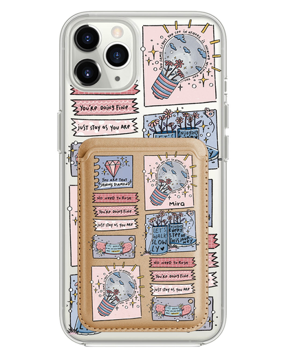 iPhone Magnetic Wallet Case - Shine